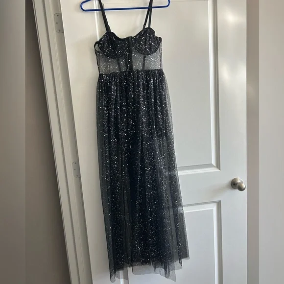 lace mesh overlay dress PinkBlush Black Lace Mesh Overlay Plus Maxi Dress